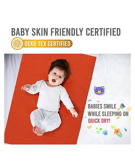 Quick Dry Bed Protector Small - Toffee