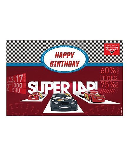 Disney Pixar Cars Table Mats Pack of 6 - Red