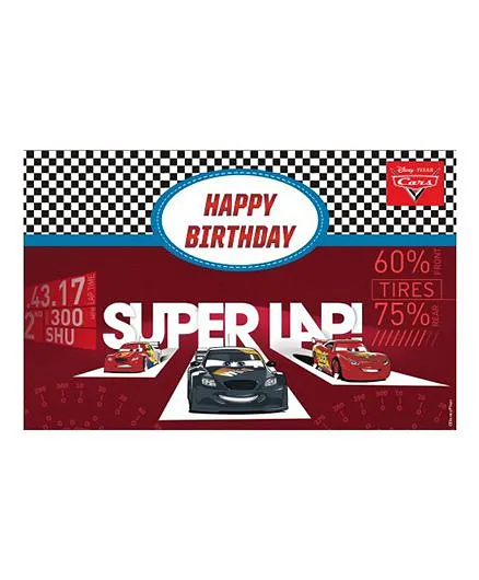 Disney Pixar Cars Table Mats Pack of 6 - Red