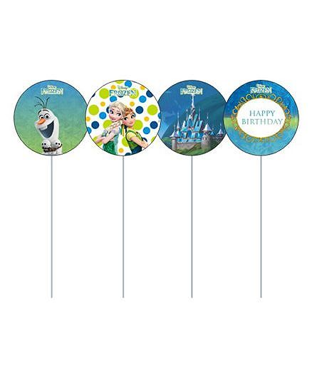 Disney Frozen Fever Cupcake & Food Toppers Pack of 10 - Multi Color