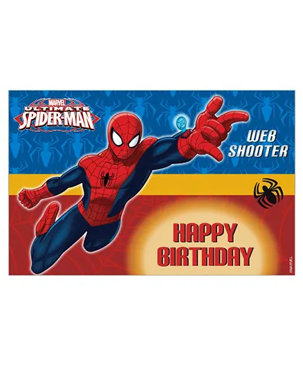 Marvel Spiderman Table Mats Pack of 6 - Blue Red