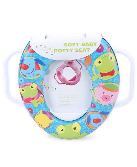Babyhug Soft Potty Seat With Handle - Multicolor