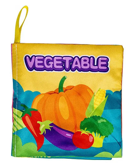 Adore Basics Mini Cloth Book Vegetables Theme - English
