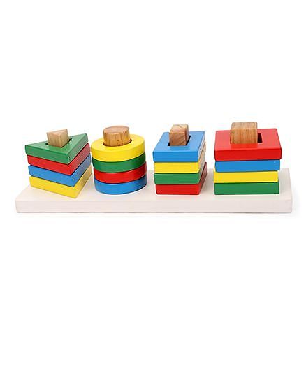 Little Genius Shape Sorting Board - Multi Color