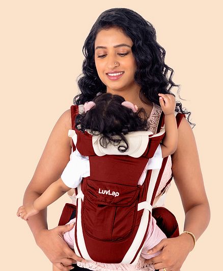LuvLap Elegant Baby Carrier - Red