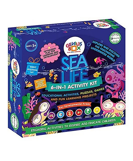 Genius Box 6 in 1 Sea Life Activity Kit