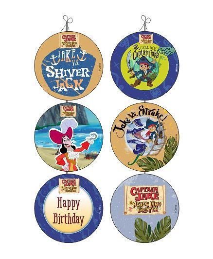 Disney Captain Jake and the Neverland Danglers Pack of 6 - Multi Color