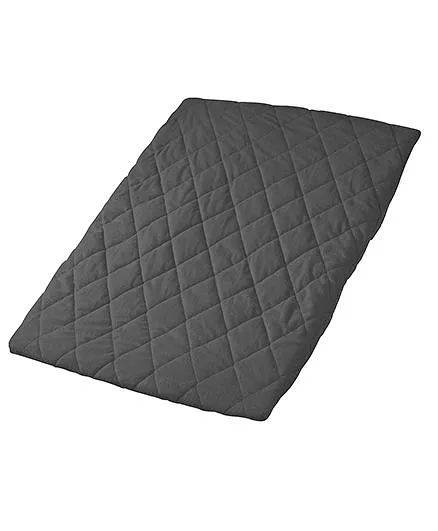 Playette Sheet Quilted Travel Cot Fitted & Padded - Black