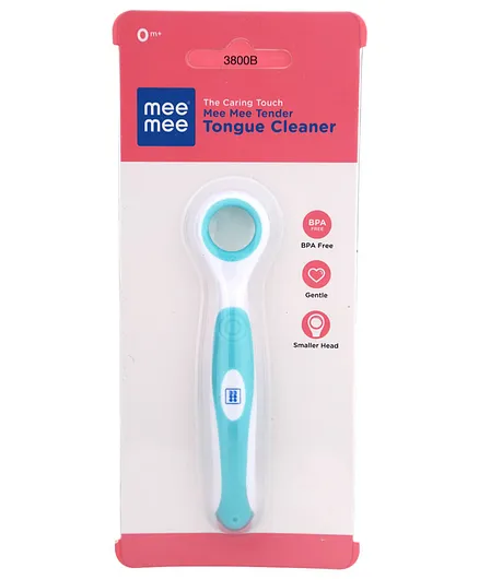Mee Mee Tongue Cleaner - White Blue