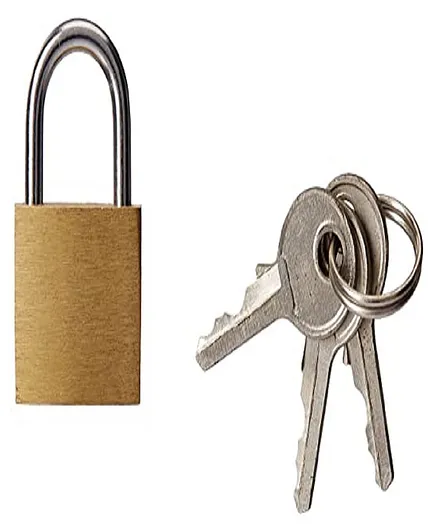 Travel Addition Padlock 20mm - Golden