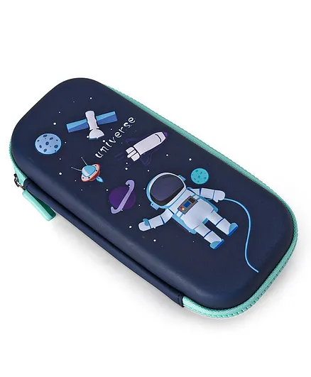 Astranaut Theme 3D EVA Pencil Pouch - Blue