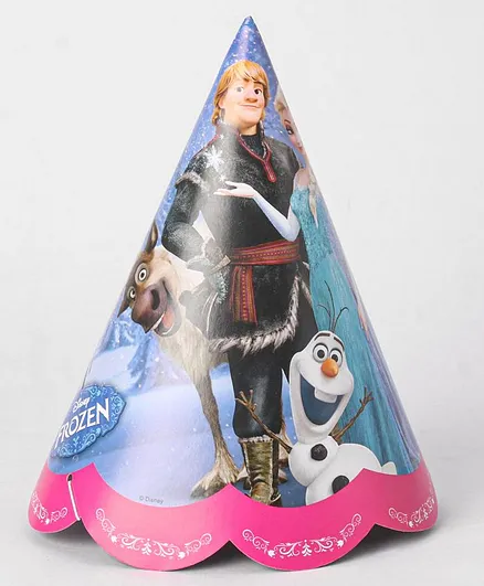 Karmallys Disney Frozen Party Cap Multicolour - Pack Of 10