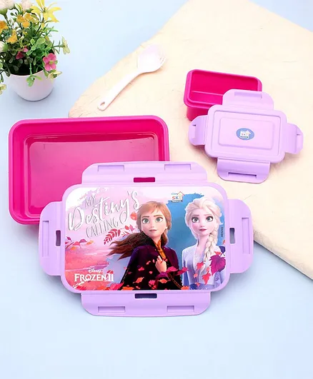 Disney Frozen Lock & Seal Lunch Box - Purple