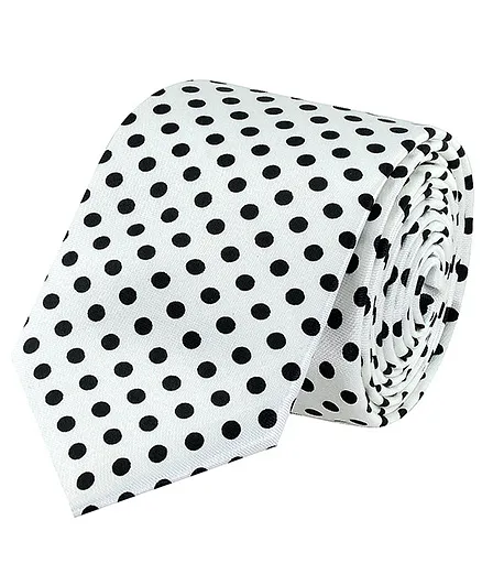 Tiekart Monochrome Tie For Boys - White