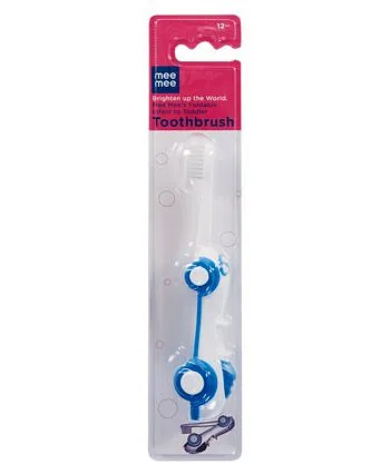 Mee Mee Kids Foldable Toothbrush - Blue And White