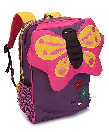 My Milestones Toddler Backpack Butterfly Purple - 13 Inches