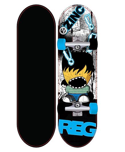 Zinc Kids Skateboard - Blue & Black