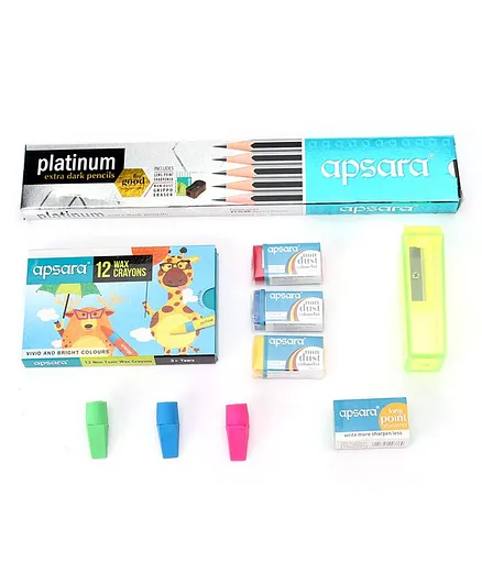 Apsara Scholar Kit (Colour & Design May Vary)