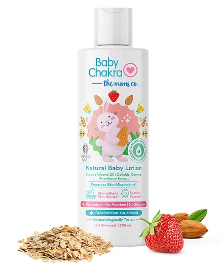 BabyChakra Baby Lotion with Colloidal Oatmeal & Organic Almond Oil - 200 ml each