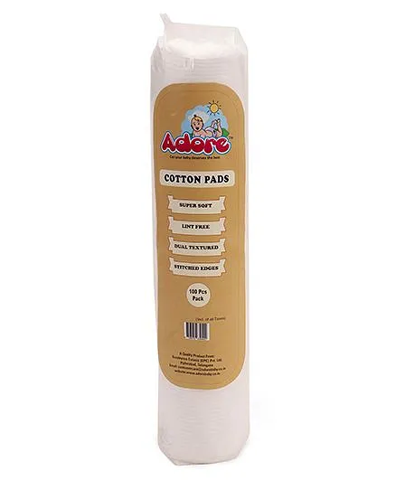 Adore Round Cotton Pads - 100 Pads