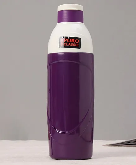 Cello Puro Classic Water Bottle Purple with Ultron2x Ballpen Free- 530 ml