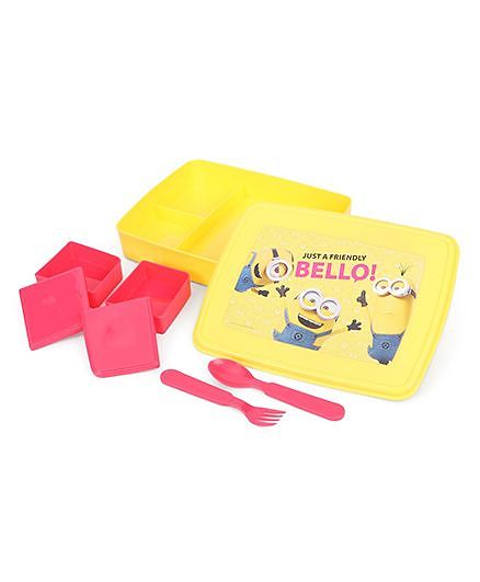 Minions Friendly Bello Lunch Box - Yellow