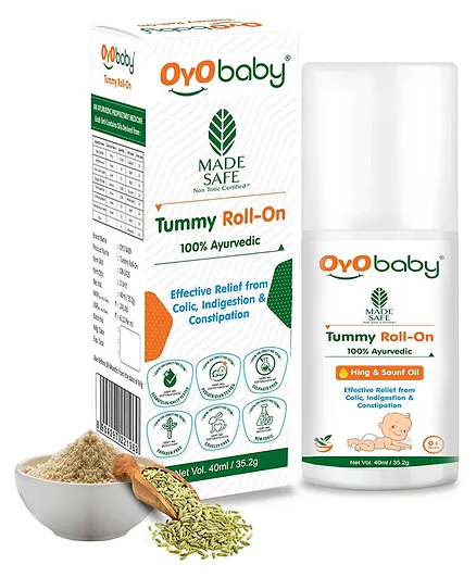 OYO BABY Baby Tummy Roll On - 40 ml