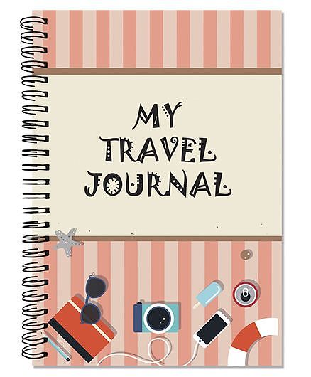 Little Jamun Travel Journal Beach Theme - Peach