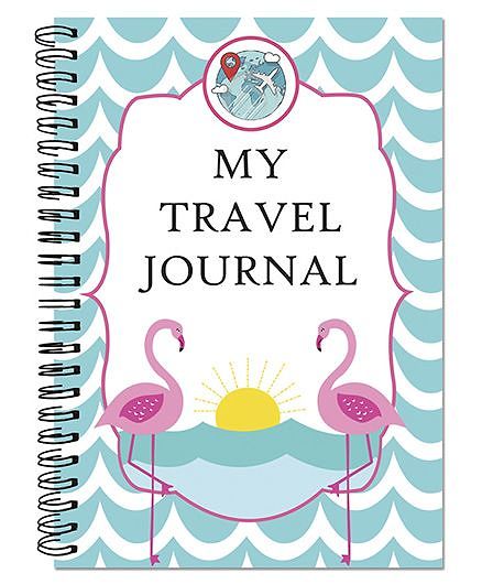 Little Jamun Travel Journal Flamingo Theme