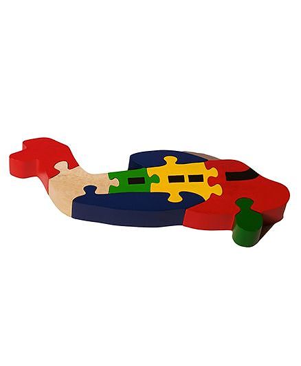 Shumee Wooden 3D Aeroplane Jigsaw Puzzle - 8 Pieces