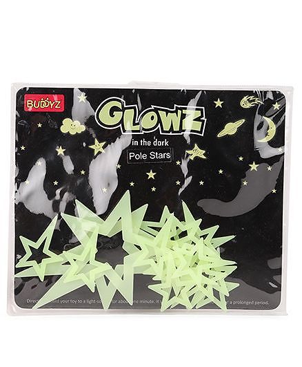 Buddyz Glowz Pole Stars - 18 Pieces