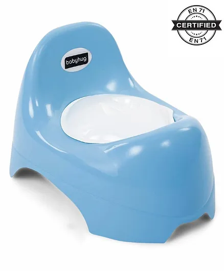Babyhug Teeny Tiny Potty Chair With Lid - Blue