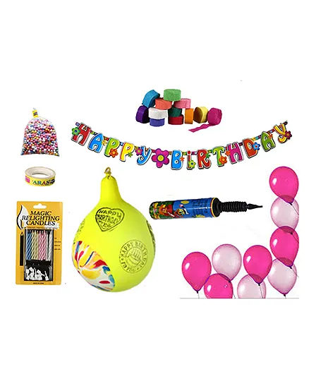 NHR Special Birthday Decoration Kit - 62 Pieces