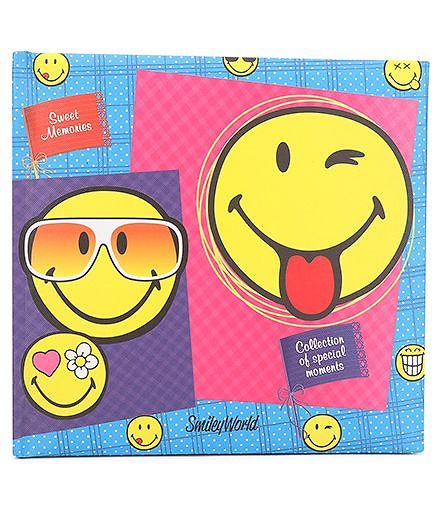 Archies Scrap Book Smiley Print- Blue