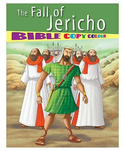 The Fall of Jericho Bible Copy Colour Book - English