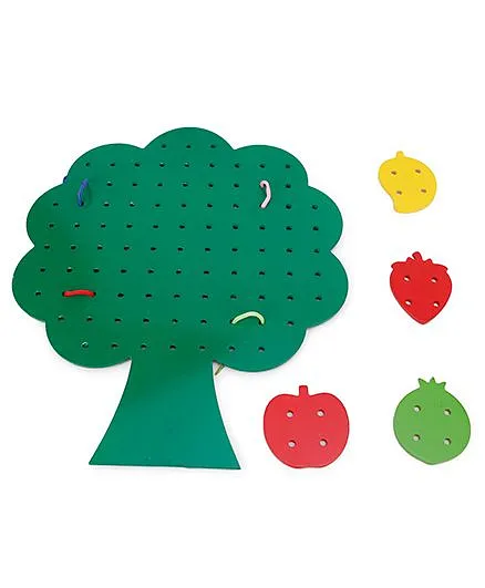 Alpaks Tree Shape Lacing - Green