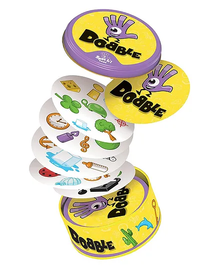 YAMAMA Dobble Card Game For Kids Fun Visual Game for Kids And Adults Multicolor - 55 Cards YAMAMA Dobble Card Game For Kids Fun Visual Game for Kids And Adults Multicolor - 55 Cards