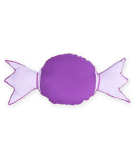 HouseThis The Cute Stripes Pure Cotton Cushion Cover - Purple