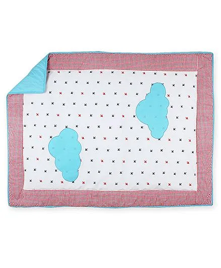 HouseThis The Pilot Baby Pure Cotton Quilt - White