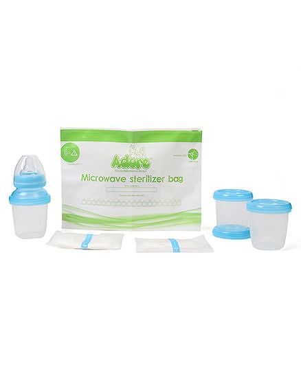 Adore Milk And Food Storage Cup - Blue