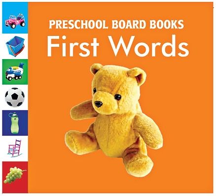 First Words Board Book - English
