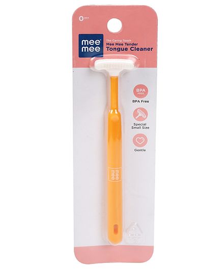Mee Mee Tender Tongue Cleaner - Orange