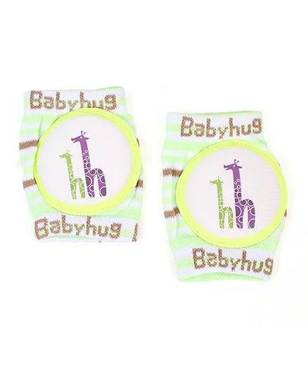 Babyhug Elbow & Knee Protection Pads Green White (Design May Vary)