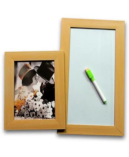 EZ Life Photo Holder & White Board Planner - Brown