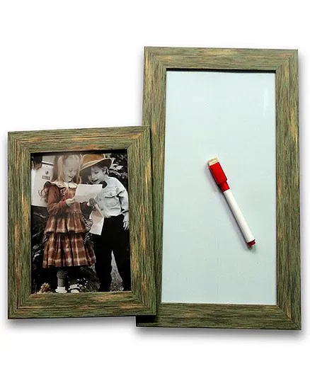 EZ Life Photo Holder & White Board Planner - Mud Green