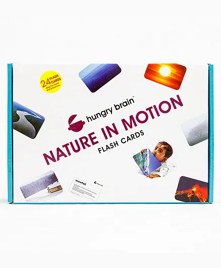 Hungry Brain Nature In Motion Flash Cards - Multi Color