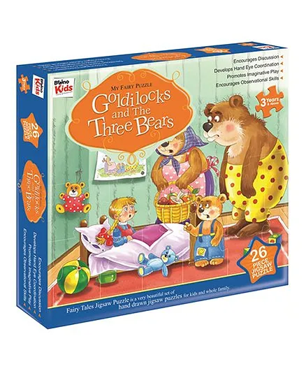 Braino Kids My Fairy Puzzle Goldilocks And The Three Bears - 26 Pieces