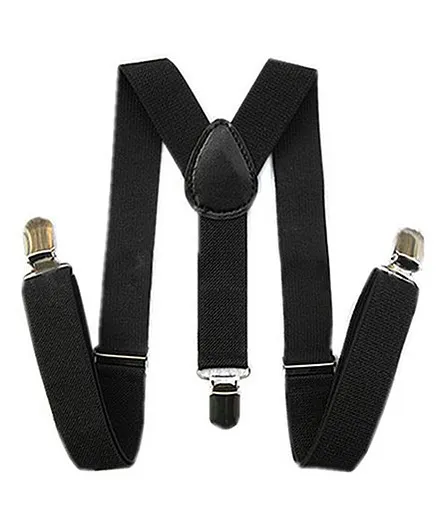 Kidofash Broad Strap Suspender - Black