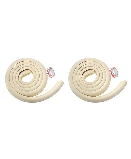 Kuhu Creations Edge Cushion Protector White - 2 Pieces