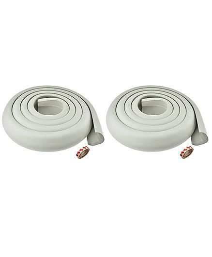 Kuhu Creations Edge Cushion Protector Grey - 2 Pieces